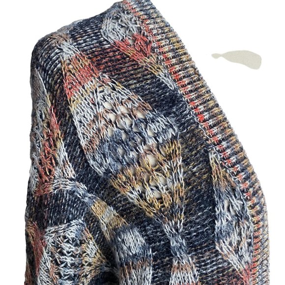 Soft Surroundings Pendley Wool Boho Slouchy Western Equestrian Cardigan-L/XL - Picture 3 of 15